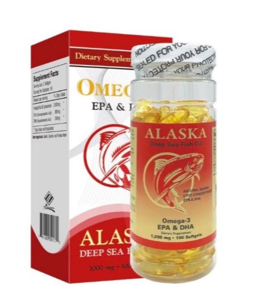 Chính hãng - Freeship  Omega- 3 Epa & Dha Alaska -- hỗ trợ nâng cáo thị