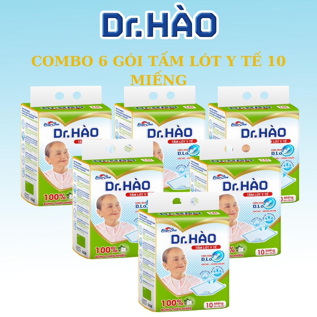 drhao 10 PCS Medical mat 52 70cm, super absorbent pad for older people