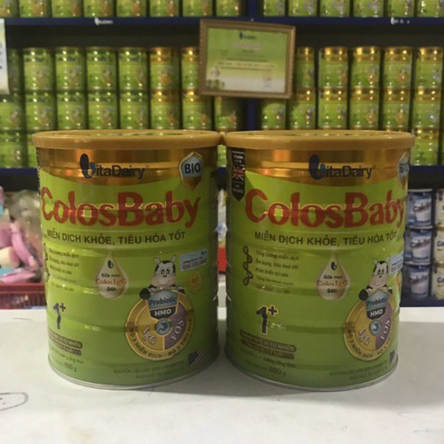Combo 2lon sữa colosbaby bio gold 1+ 800g