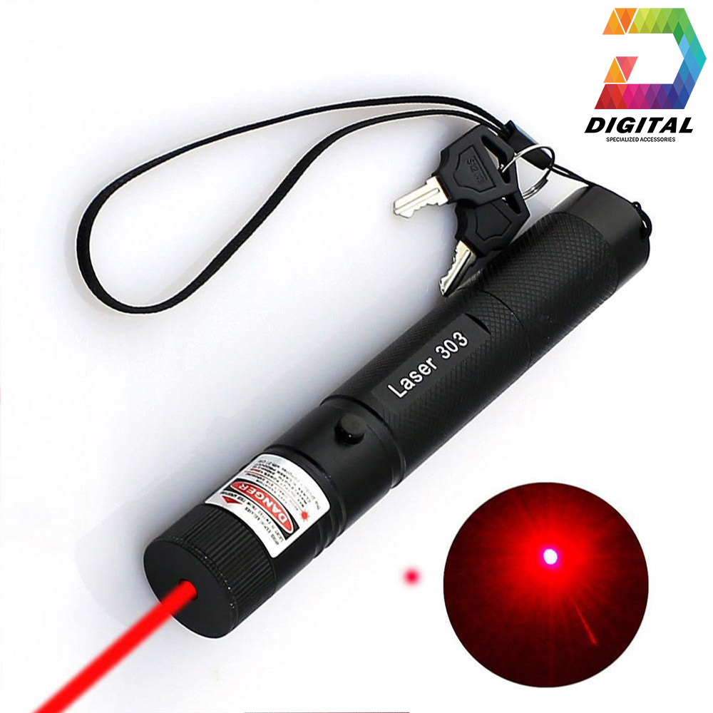 Đèn pin chiếu tia laser 303 cao cấp chiếu xa 1km