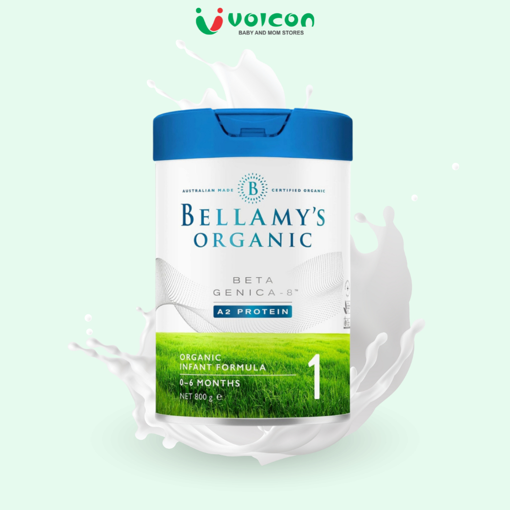 Bellamy Organic Protein A1 & A2 Formula Milk - Number 1, 2, 3, 4, Whole Milk, Organic, Genuine Imported from Australia - 6