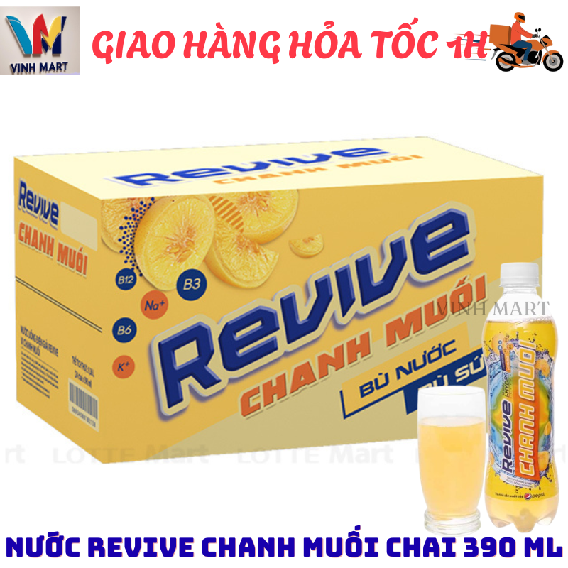 [ CHỈ GIAO ĐƠN HỎA TỐC Ở HCM ] REVIVE Nước Bù Khoáng Thùng 24 chai 500ml