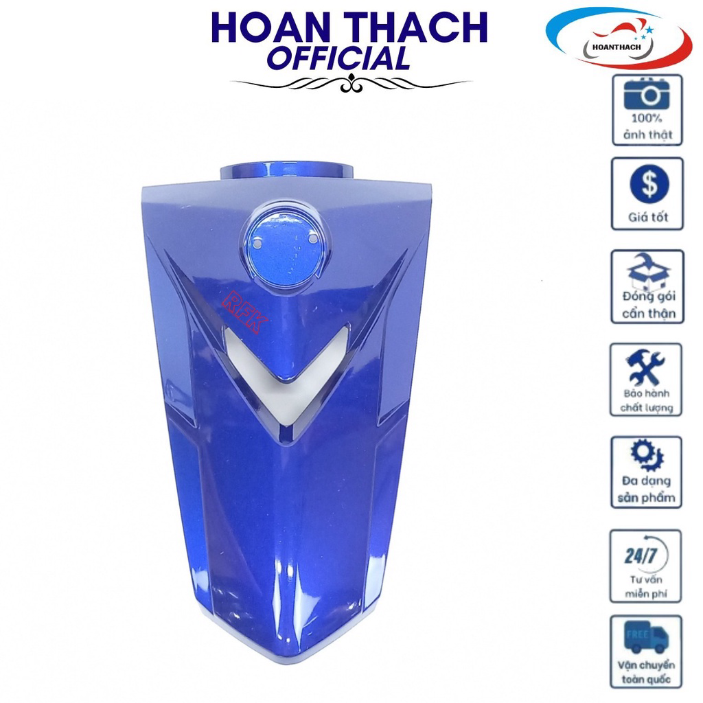 Mặt nạ cho xe máy sirius màu xanh dương nhựa đài loan, sp001642 hoàn thạch