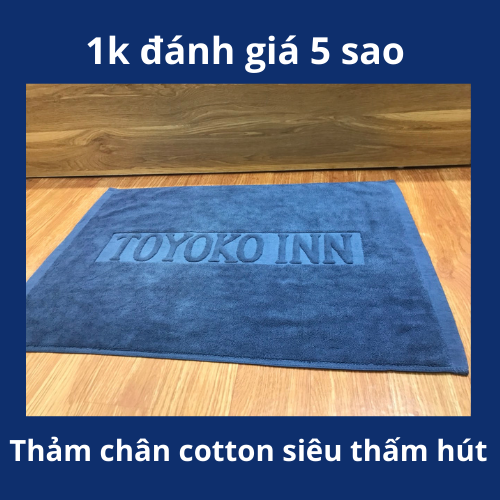 thảm chân khách sạn 5sao loại dày đẹp logo ngau nhien