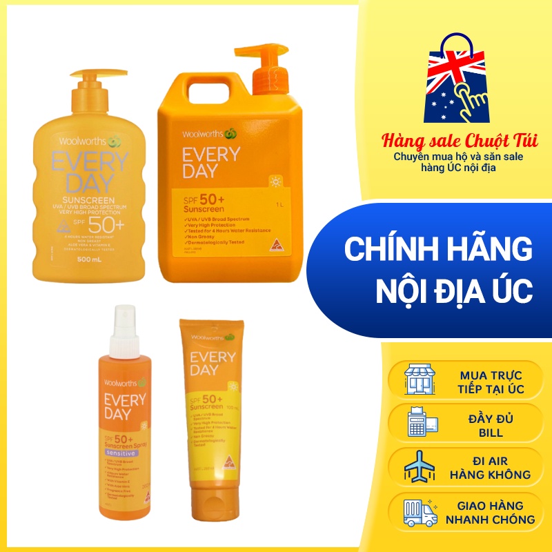 Kem chống nắng Woolworths Ultra Sunscreen SPF 50+
