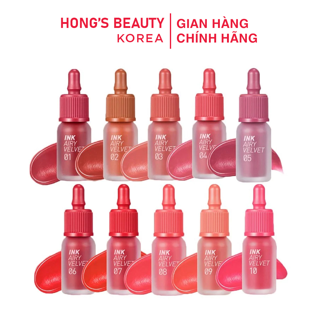 Son kem Peripera Ink Airy Velvet Tint - HONGS BEAUTY