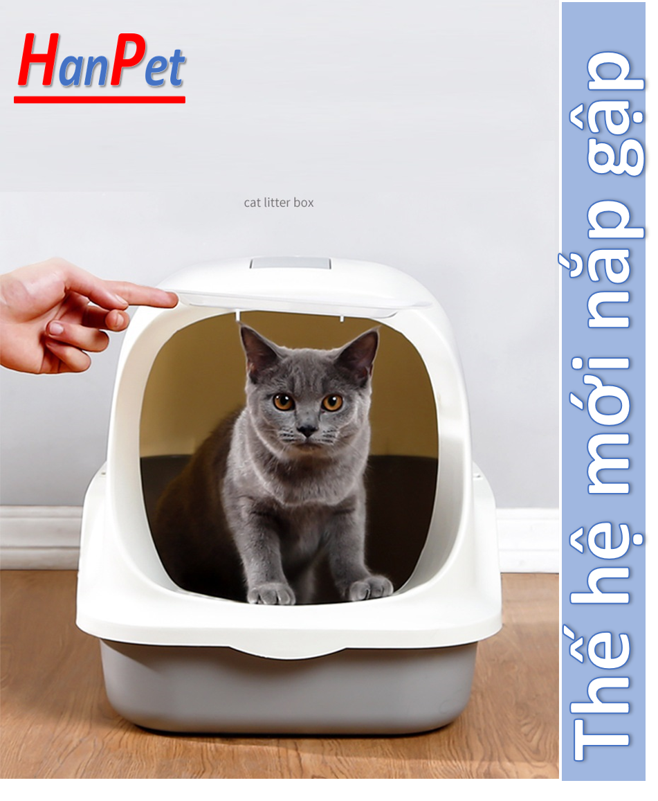 HP- Nhà vệ sinh cho mèo Size lớn  tặng kèm xẻng  / nha