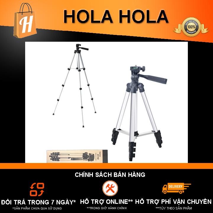 Chân máy ảnh điện thoại Tripod 3110 tặng kèm kẹp điện thoại tải lên đến 2kg (Trắng)