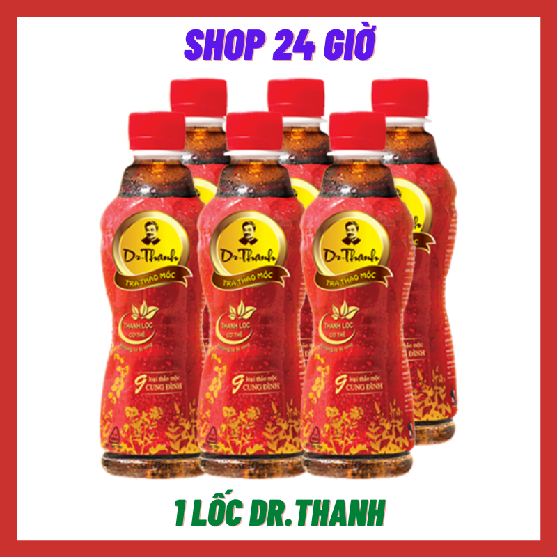 Trà Thảo Mộc Dr. Thanh 1 Lốc 6 Chai - Shop 24 Giờ