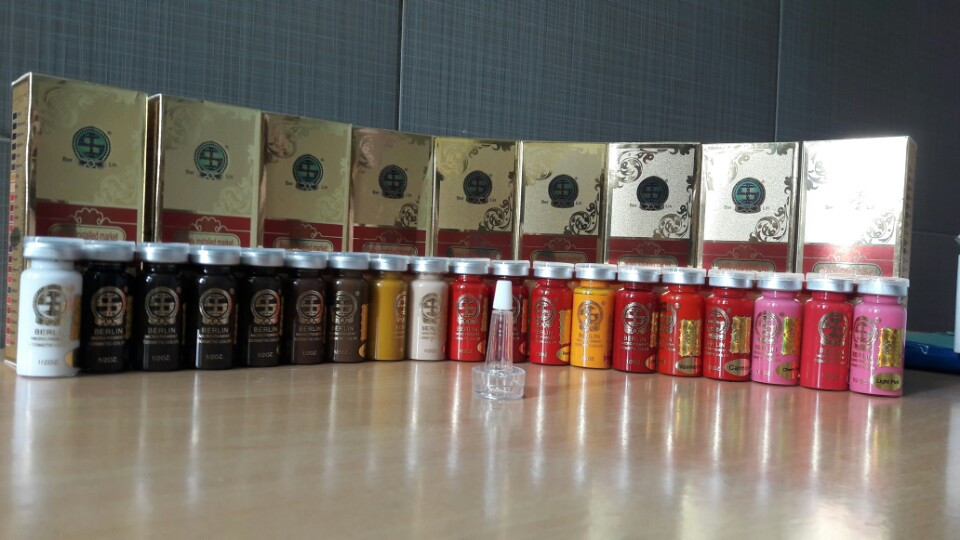 MỰC PHUN XĂM BERLIN TRONG PHUN MÔI, MÀY THẨM MỸ