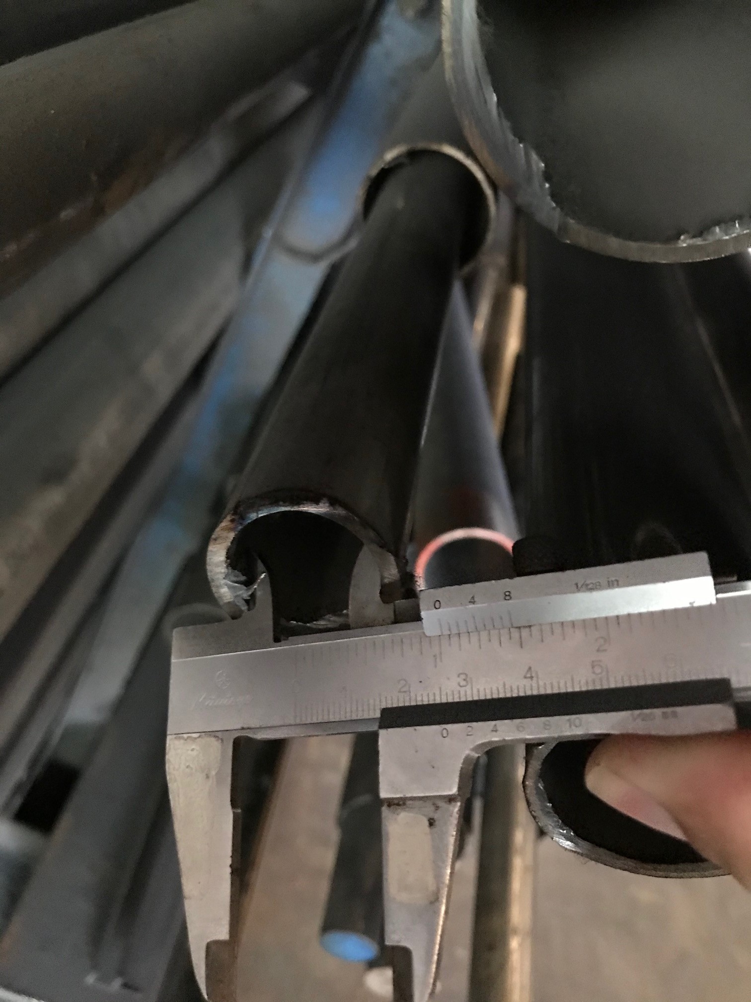 Ống thép đúc Inox 304 không gỉ đường kính phi 34mm dày 3mm dài 500 - 1000mm, sử dụng trong cơ cấu ống trượt, dẫn hướng