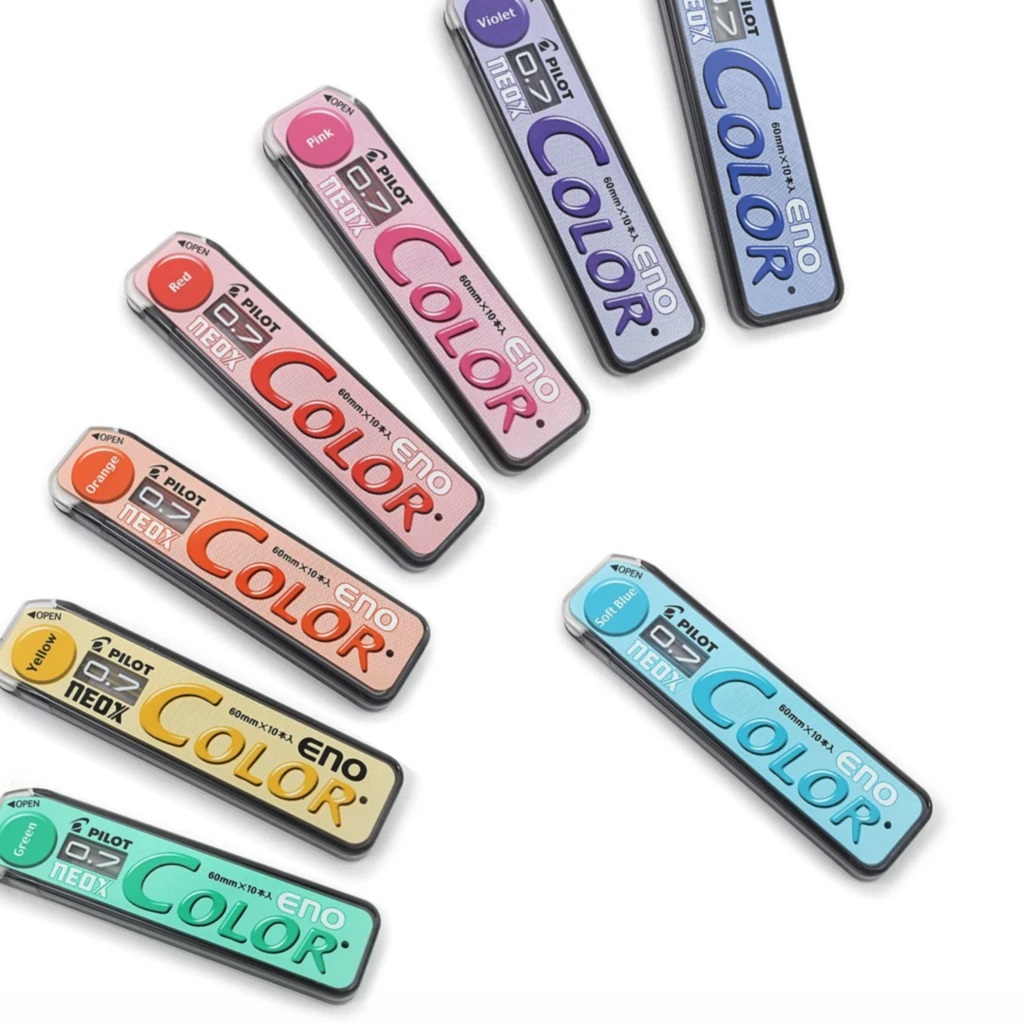 Ruột chì màu Pilot Color Eno 0.7mm - Hộp 10 cây