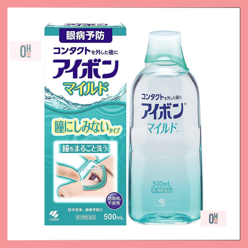 Nước rửa mắt eyebon màu xanh mint 500ml