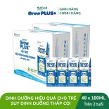 Sữa bột pha sẵn Nutifood Sweden GrowPLUS+ Tiêu Hóa (Xanh Nhạt) - Hỗ trợ tiêu hóa khỏe mạnh, bé tăng cân (48 hộp x 180ml)