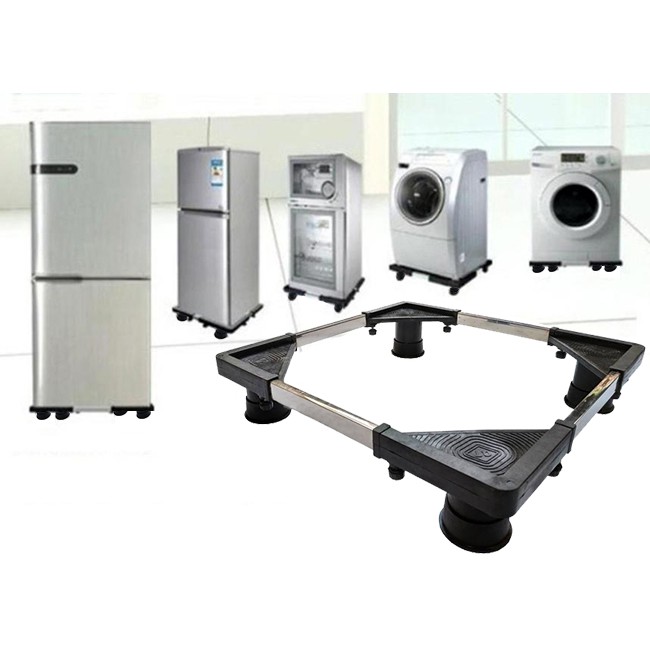 Kệ kê chân đế inox sử dụng cho máy giặt, tủ lạnh
