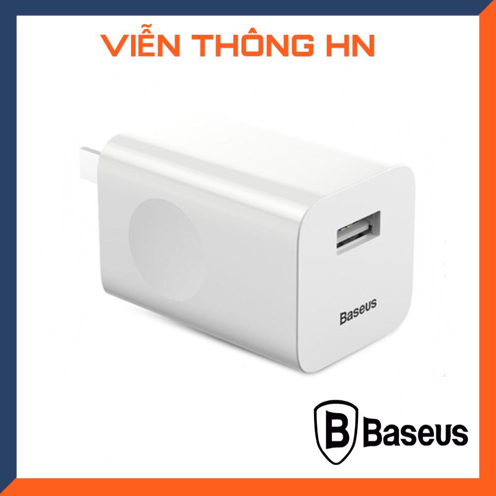 Cốc sạc nhanh baseus 24w single usb port hỗ trợ sạc nhanh 3A - củ sạc chất liệu abs pc siêu bền chống cháy nổ độ bền cao cho mx đt samsung oppo xiaomi vivo ...