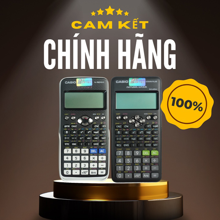 Máy tính Casio FX580VN X dành cho học sinh cấp 3 bảo hành 7 năm