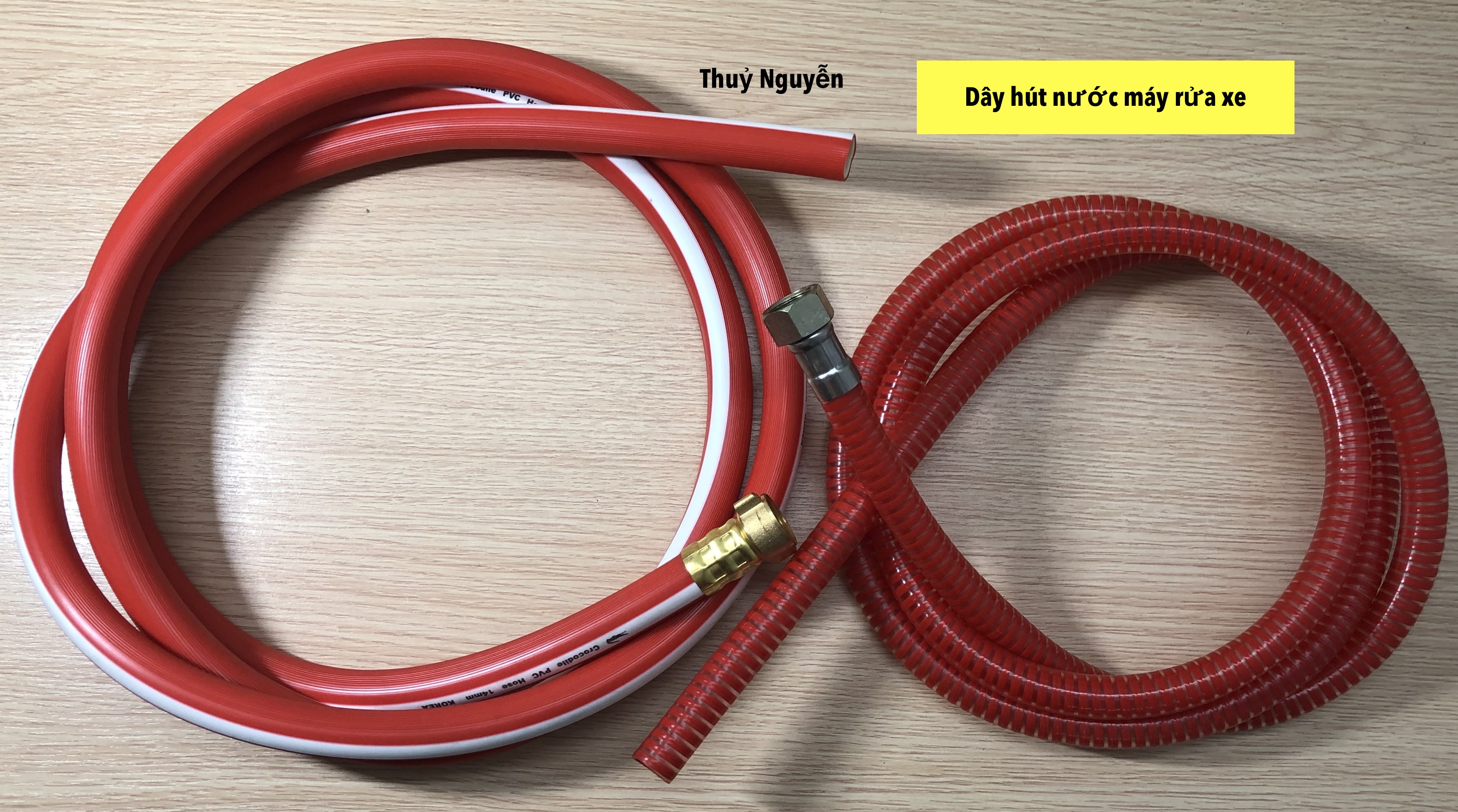 Dây hút nước máy rửa xe 1hp, 2hp và 5hp