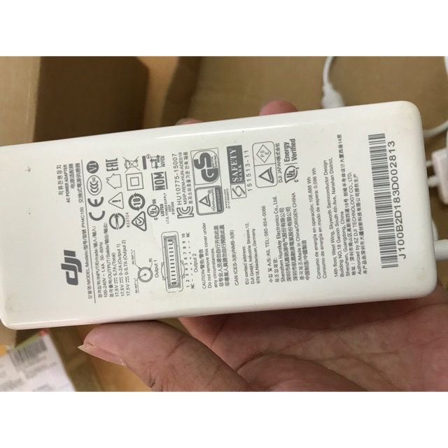 Sạc pin chính hãng phantom 4 /4pro .v2.0 bóc máy
