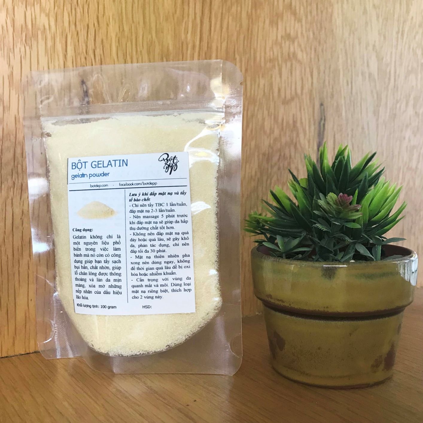 Bột Gelatin 50gr