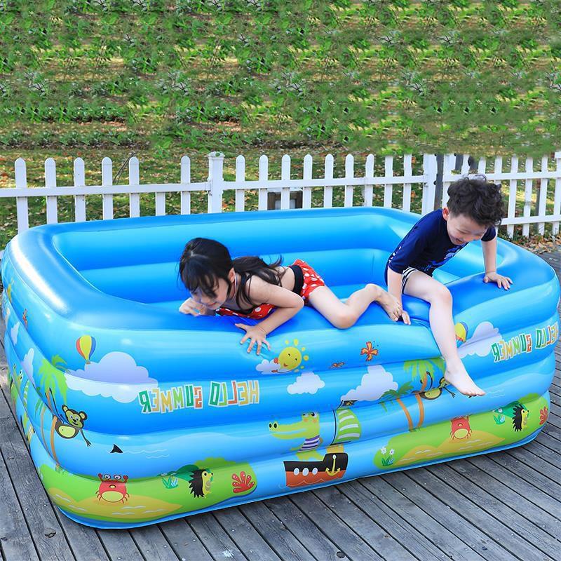 Bể bơi cho bé 2 tầng 1m20,1m3,1m5 loại dày - bể bơi phao, bể bơi cho bé, phao bơi cho bé, phao tắm cho bé, phao bơi cho bé 1 tuổi