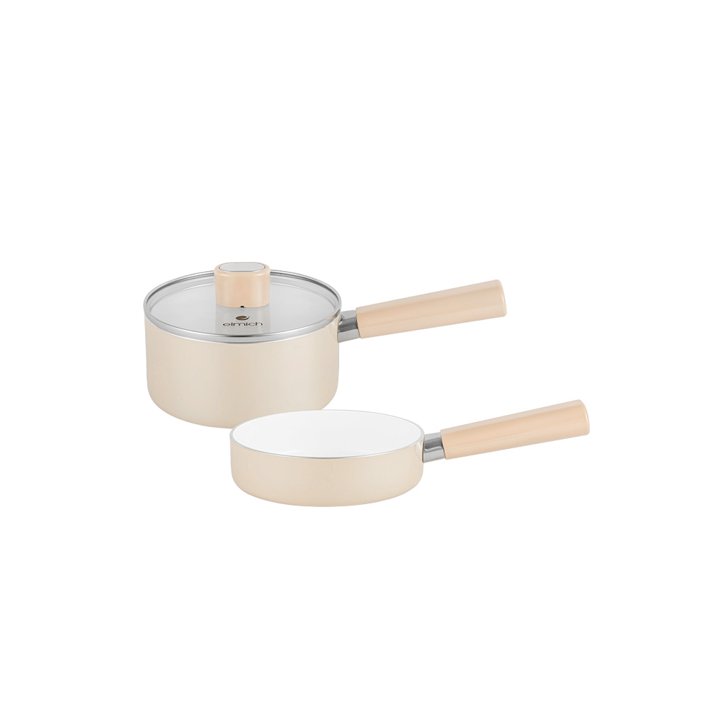 (Duy nhất từ ngày 25.06-29.06)Bộ nồi chảo chống dính Elmich Baby EL116x