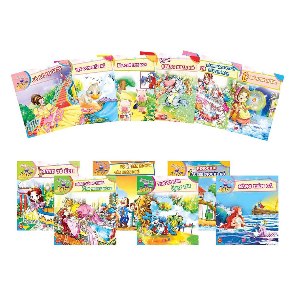 Sách - Truyện Cổ Tích Thế Giới Hay  Combo Bộ 12 Cuốn