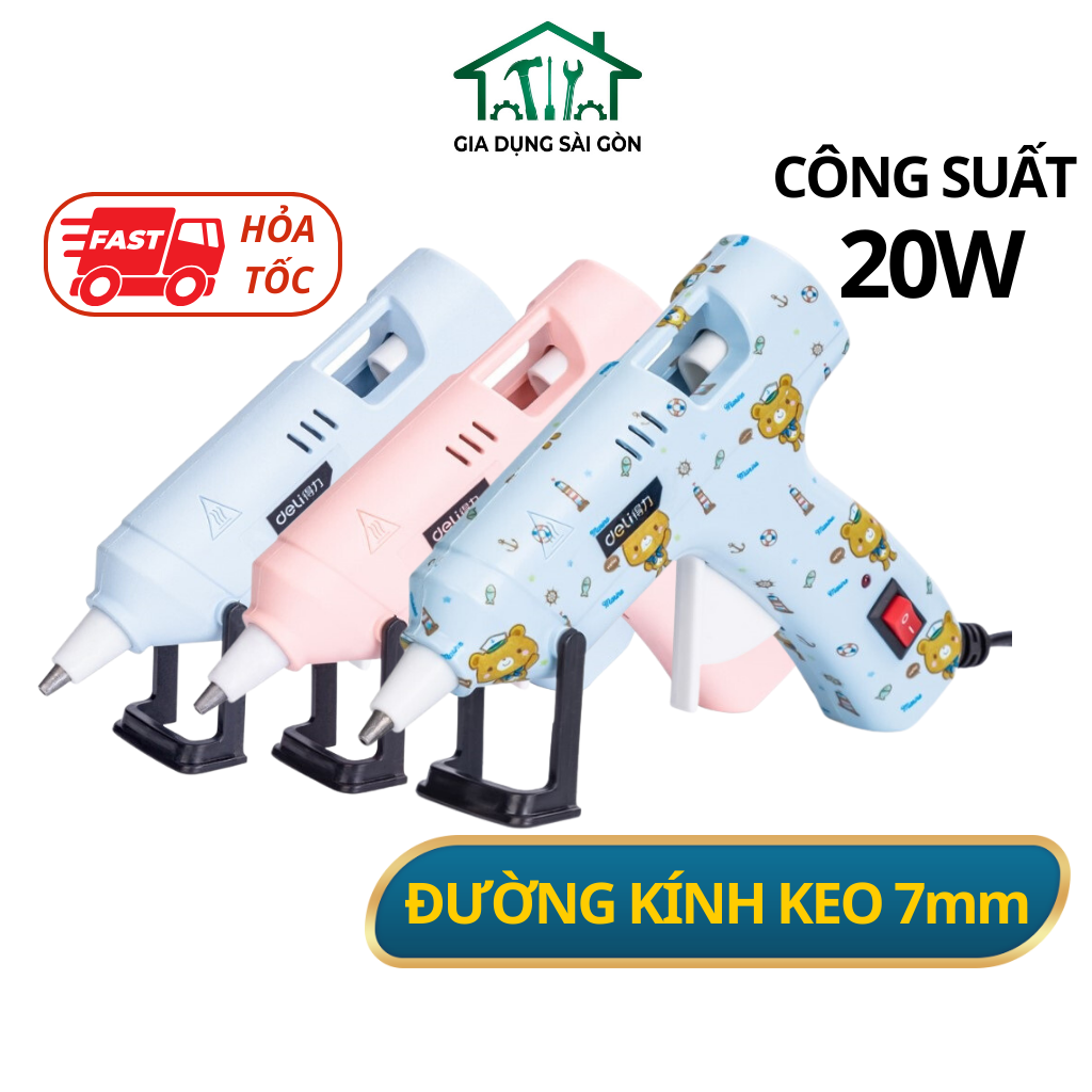Súng bắn keo nhỏ - dụng cụ bắn keo công suất 20w/40w - nhỏ gọn, an toàn dễ sử dụng