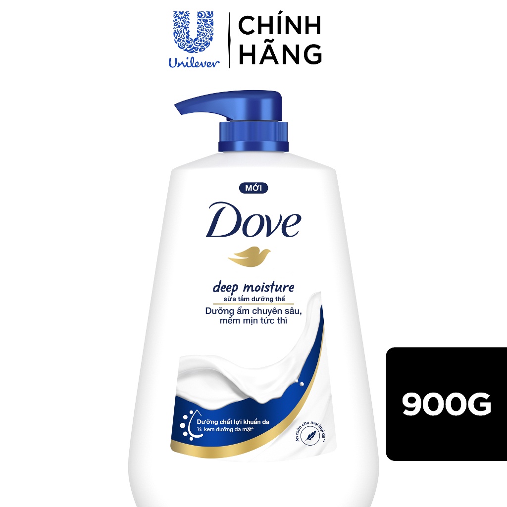 Sữa tắm dưỡng thể Dove dưỡng ẩm chuyên sâu 900g