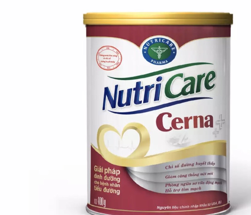 [HCM]sữa Nutricare Cerna 400g - cho người đái tháo đường