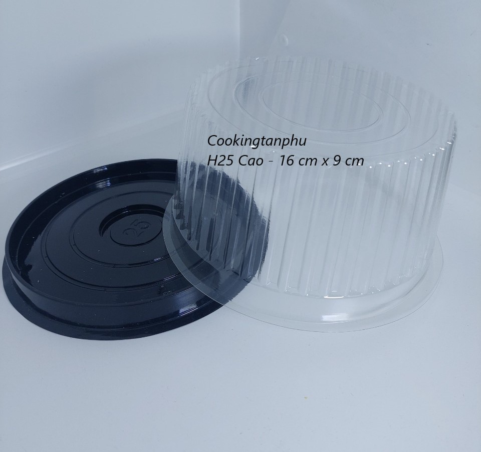 50 -100 hộp nhựa đế đen h25 cao