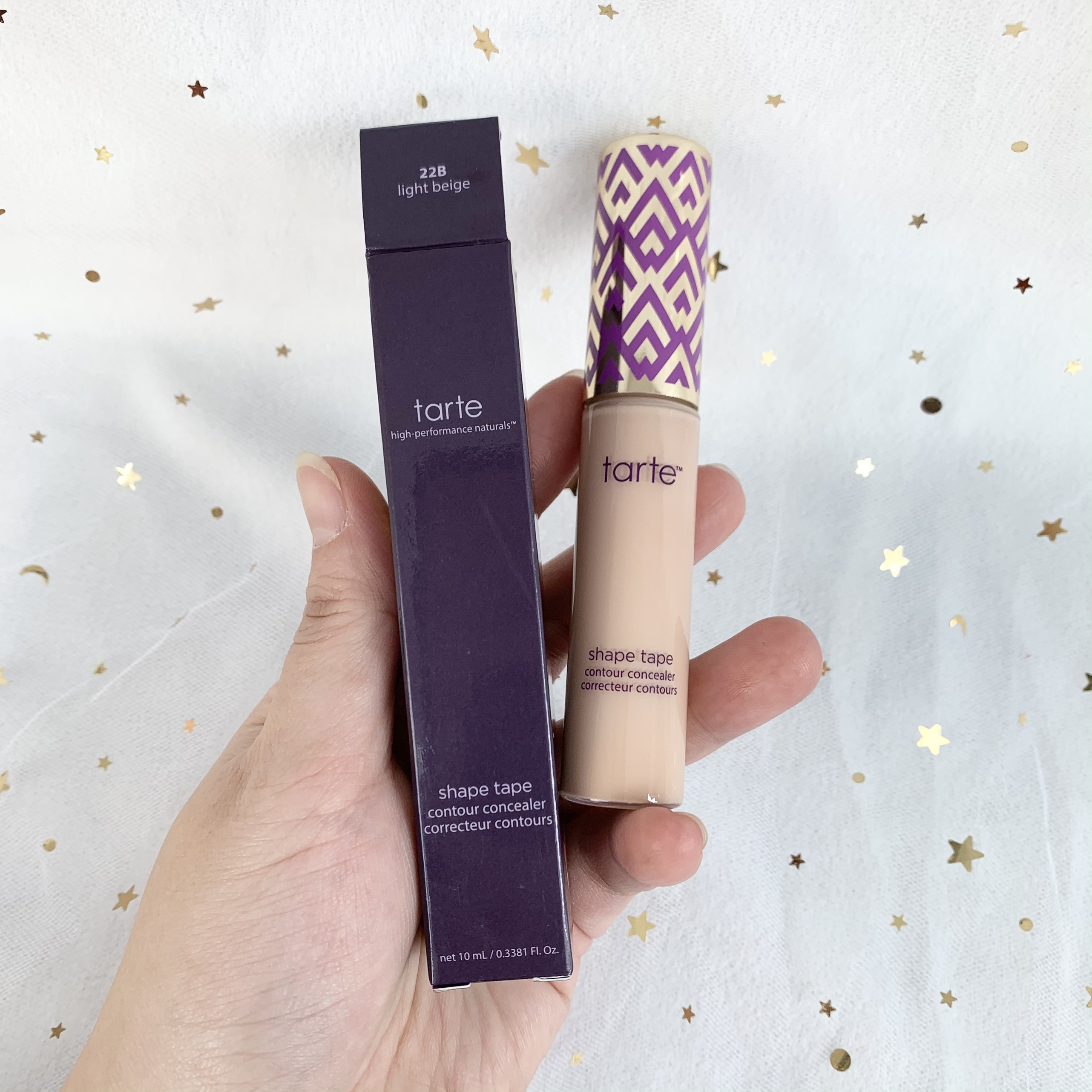 Kem Che Khuyết Điểm Màu 22B LIGHT BEIGE - tarte - Shape Tape Contour Concealer Correcteur Contours 10ml