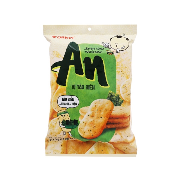 Combo 10 bịch Bánh gạo nướng vị tảo biển Orion An