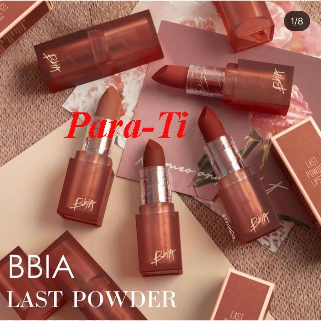 Son Thỏi Lì, Mịn Mượt Nhẹ Môi Bbia Last Powder Lipstick 3.5g ver1