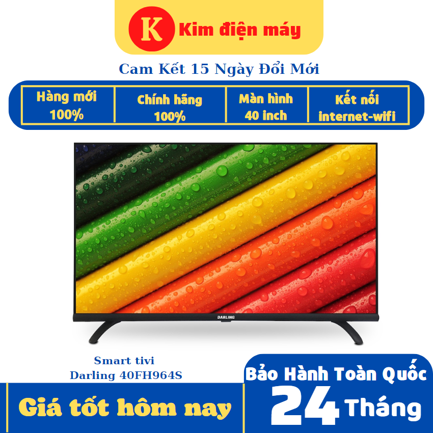 Smart tivi Darling 40FH964S-android tivi 40 Inch-kết nối wifi-bảo hành 24 tháng toàn quốc