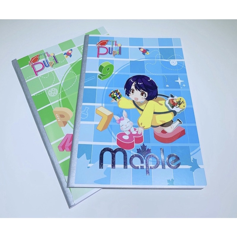 Vở 4 ô li vuông maple cao cấp 48/80 trang