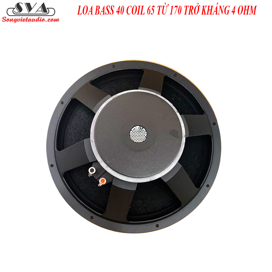 LOA BASS 40 COIL 65 TỪ 170 TRỞ KHÁNG 4 OHM - 1 CÁI