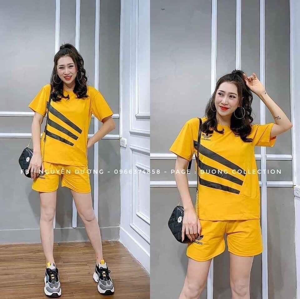 Set bộ ngố siêu hot năm 2020-set bộ mùa hè chất cotton mịn mát