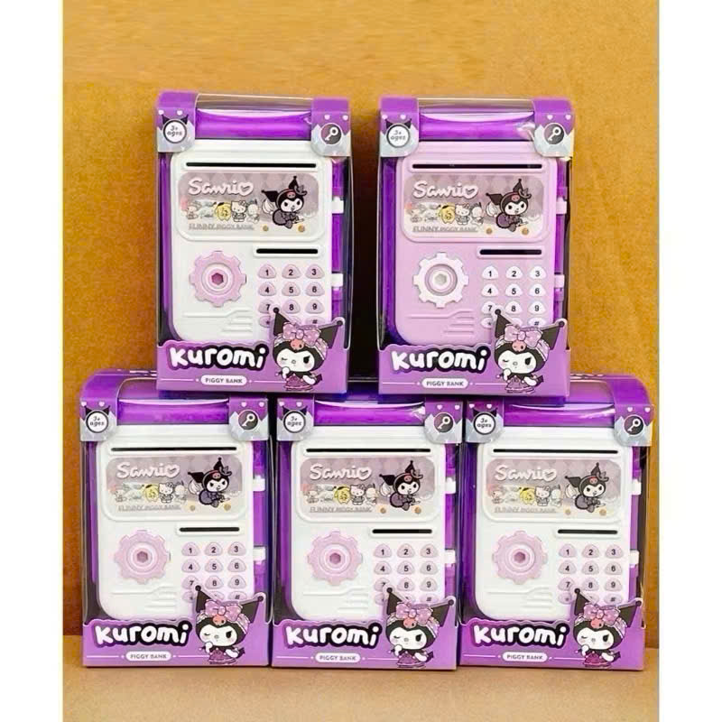 Két Sắt Mini Kuromi – Hộp Tiết Kiệm Có Mật Khẩu Cho Bé