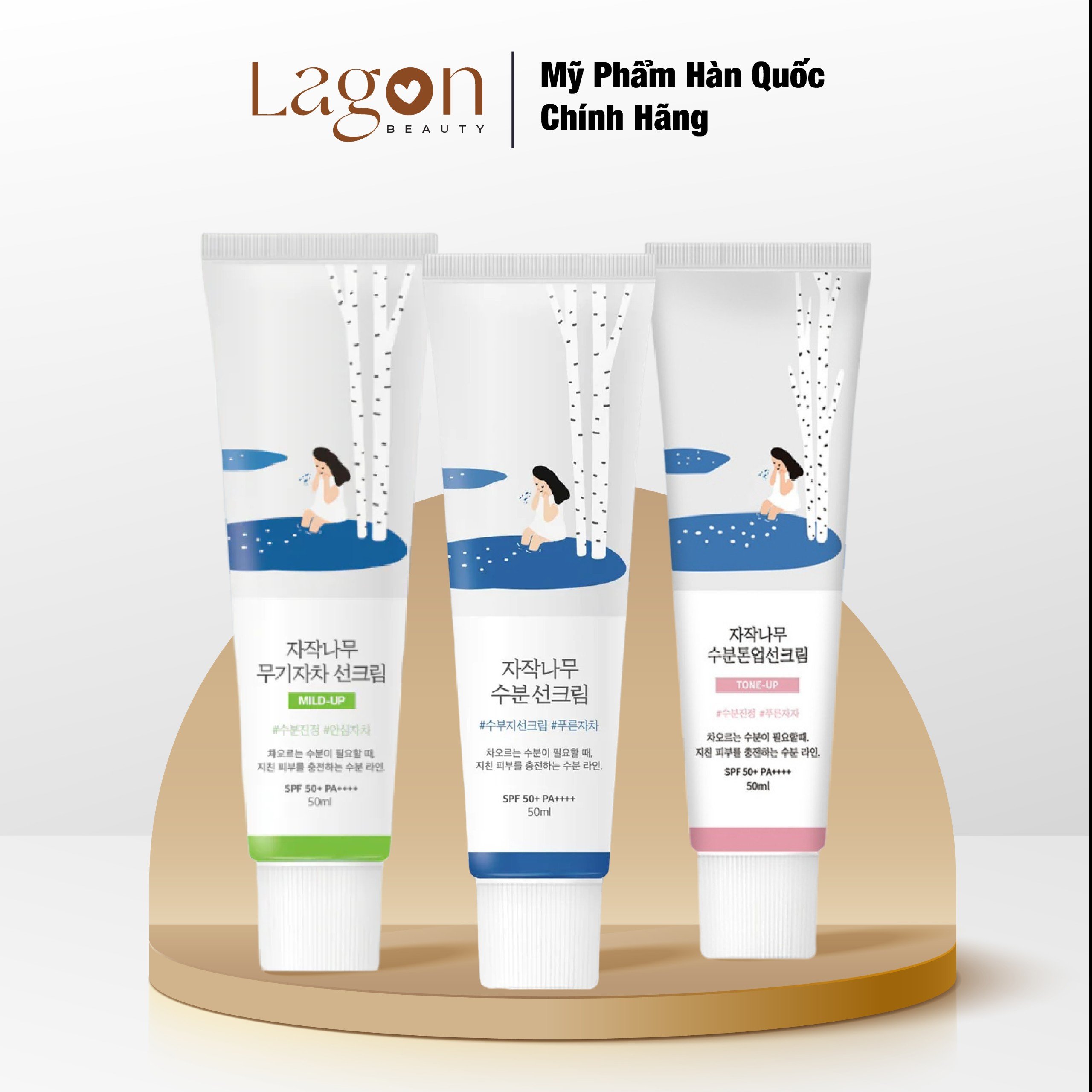 Kem chống nắng hóa học round lab moisturizing sun cream spf50+ pa++ 50ml