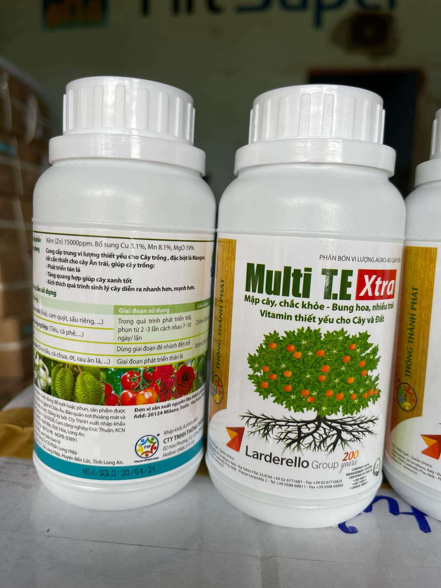 Multi t.e xtra 250ml - combi dạng nước nhập khẩu italia- trung vi lượng