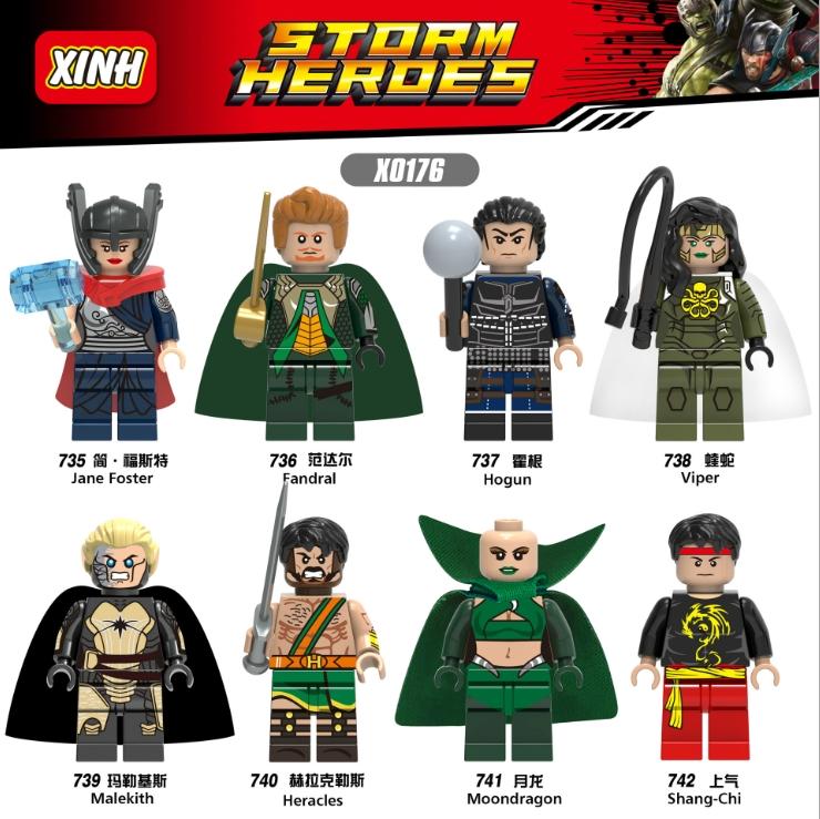[HCM]Đồ chơi lắp ráp Mini Figure nhân vật anh hùng Marvel mẫu mới