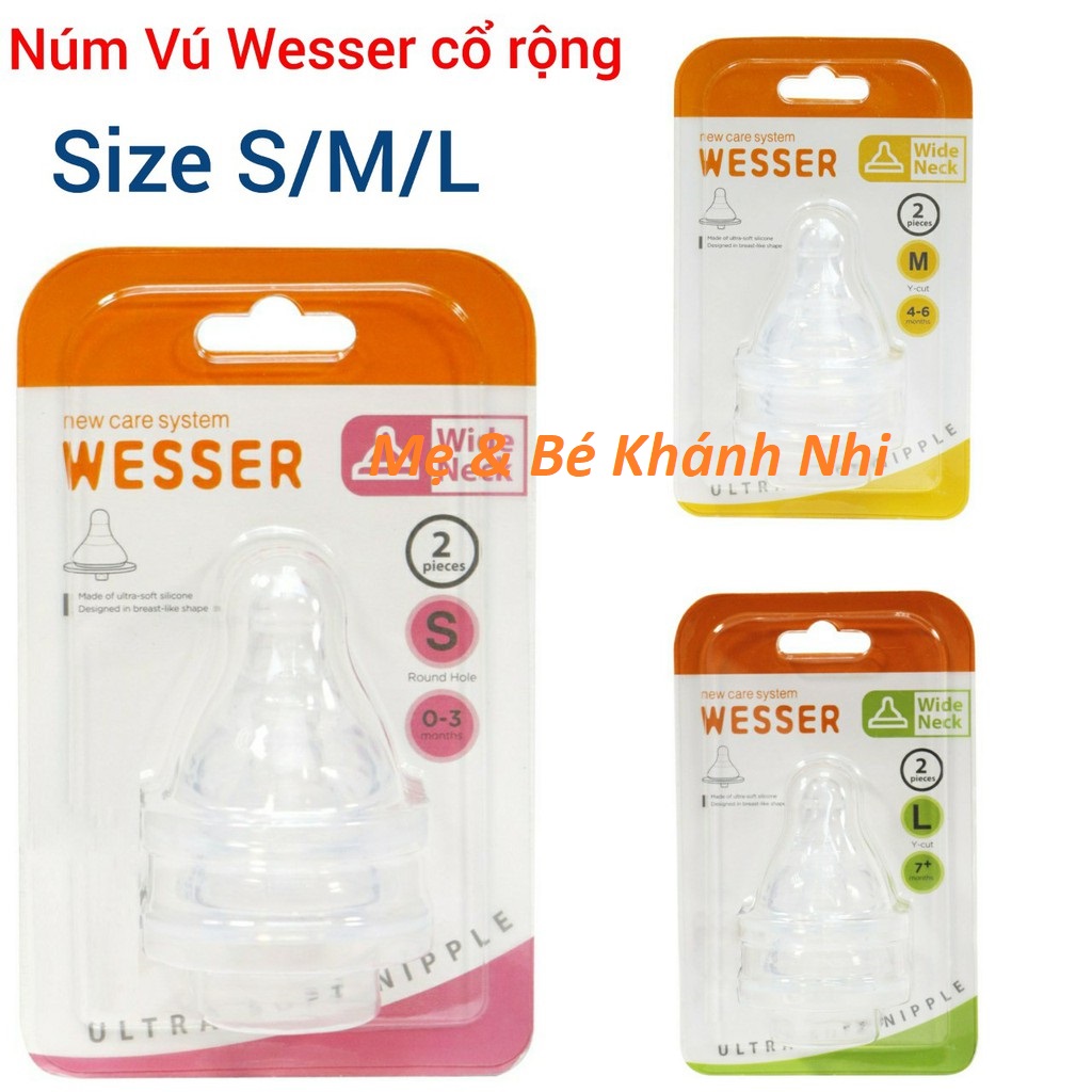 Núm vú wesser cổ rộng đủ size s/m/l