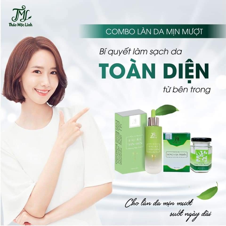 Bộ chăm sóc da hoàn hảo - Đông y gia truyền Thảo Mộc Linh ngừa mụn tái tạo da