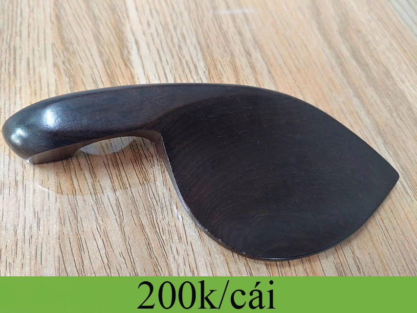 Chinrest gỗ ebony dành cho đàn violin