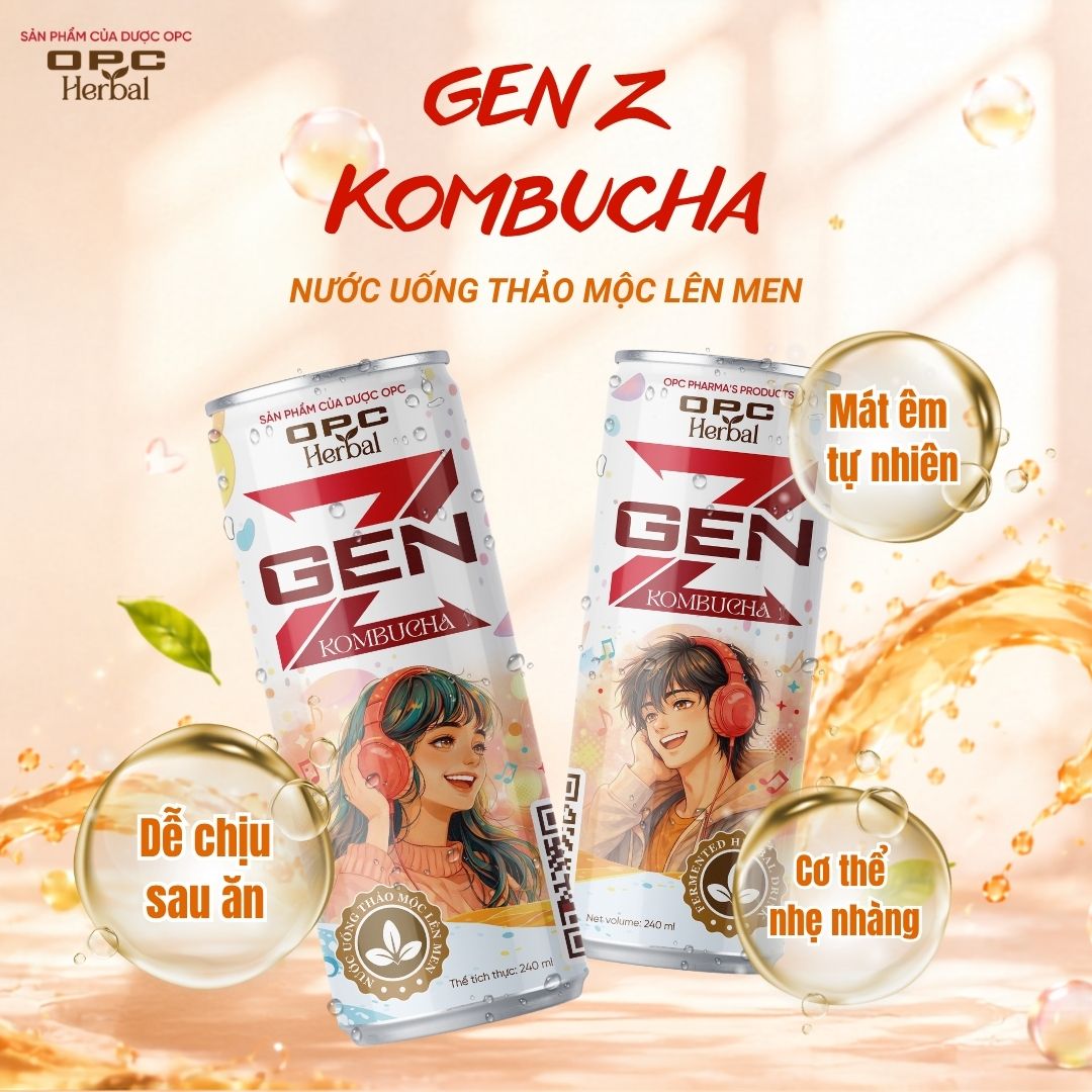 GEN Z KOMBUCHA – NƯỚC UỐNG THẢO MỘC LÊN MEN