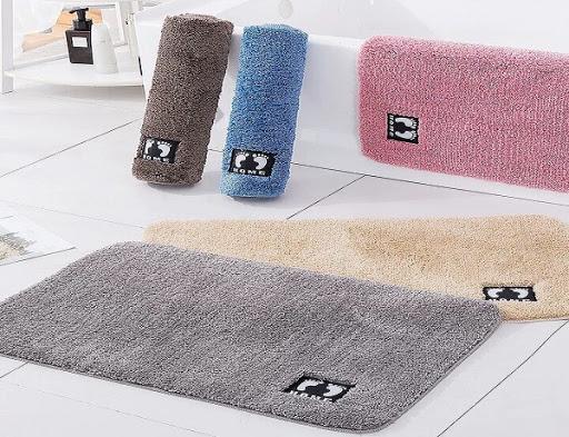 [THẤM HÚT CỰC NHANH] - THẢM CHÂN BẰNG NHUNG XỊN LOGO HÌNH BÀN CHÂN SHUNC - THẢM LAU SÀN SIÊU THẤM HÚT - LÔNG MỀM MỊN GIÁ RẺ - THẢM CHÙI CHÂN NHÀ BẾP PHÒNG KHÁCH NHÀ TẮM TIỆN DỤNG