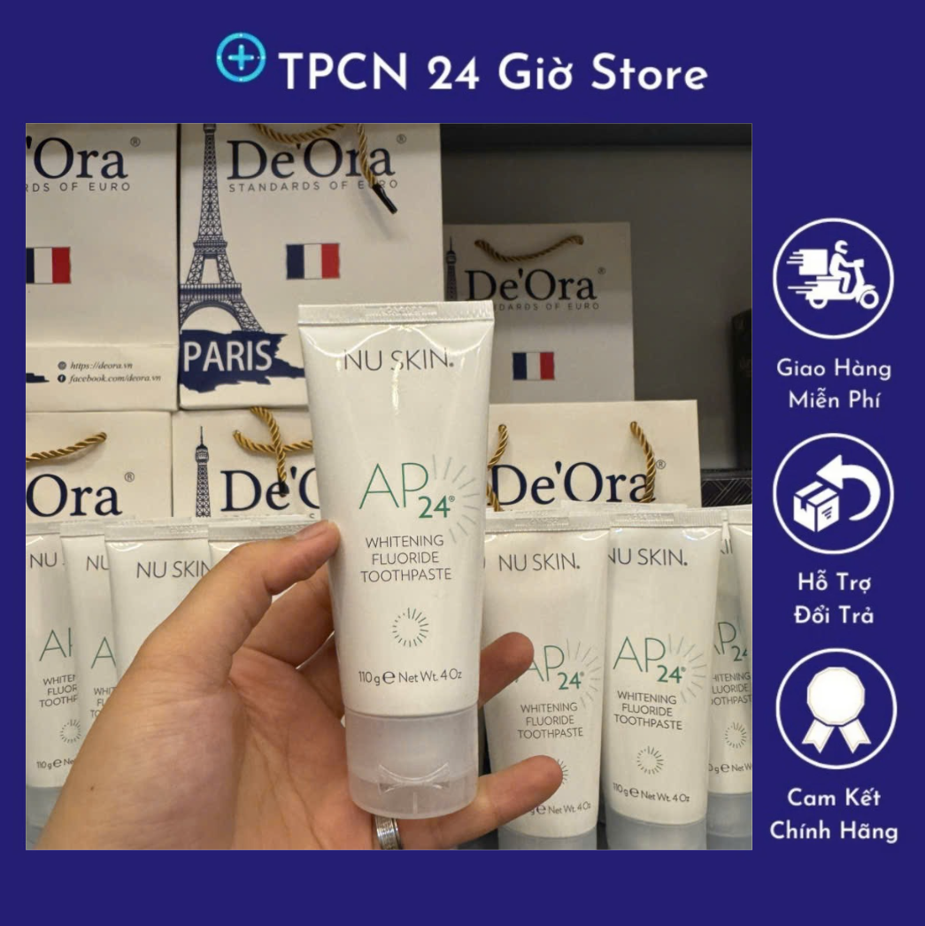 2 Tuýp Kem đánh răng Ap24 Nuskin giúp trắng răng, giảm mùi hôi miệng
