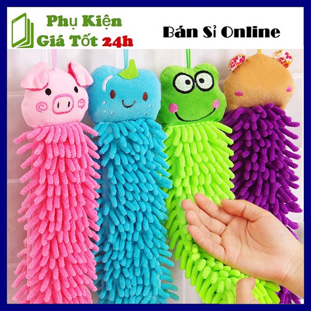 Khăn lau tay san hô hình thú dễ thương