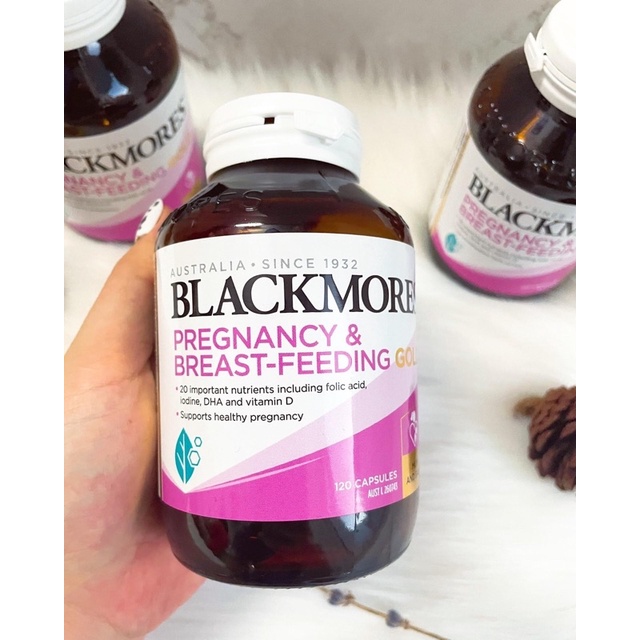 Viên Uống Vitamin Tổng Hợp Cho Bà Bầu Và Sau Sinh Blackmores Pregnancy & Breast Feeding Gold